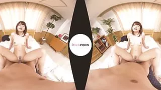 Tram Geek's Lucky Day! Japanese Teen VR Porn