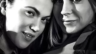 Busty Lesbian MILFs Alyssa Reece and Dorothy Black