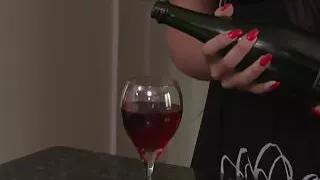 Busty lesbian tranny licks and plows pussy