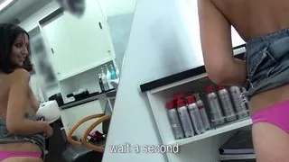 Mofos - Public Pick Ups - Hair Salon Pickup starring  Samant