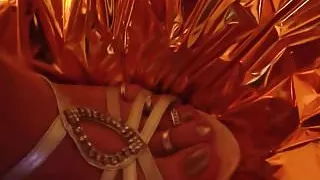 HOT CUM on Jewellery Feets in Sexy Heels