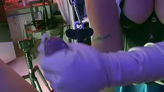 Huge load, ball stretcher, big hand, fisting