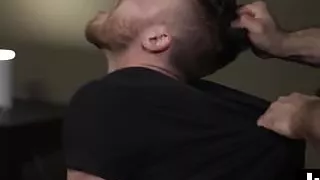 Big muscle dude Jaxton ass barebacking sexy tattooed guy