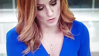 Sarah Jane Mee Sky News more jiggling cleavage