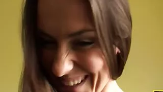 Squirting british bird enjoys fingering session