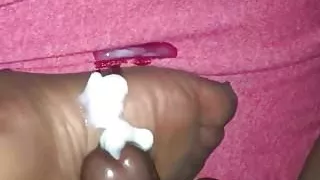 Coffee nylon soles cumshot