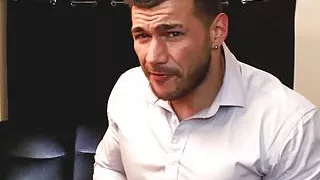 Sexy Cumshot In A Sexy Suit Jacket