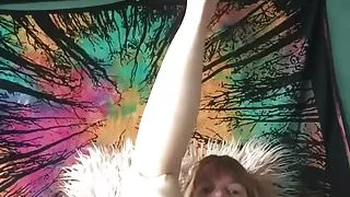 Pleasuring myself to orgasm