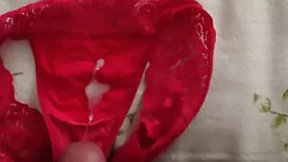 My first Video, Cum in panty