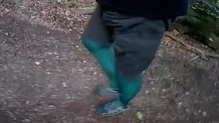 Wandern in Strumpfhose