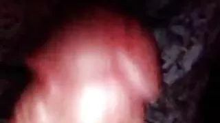 Young swagged out white boy stroking huge cock