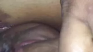 Blk bbw sucking my bbc so good!