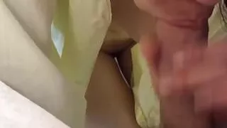 Hotel robe Jp girl suck off cum in mouth and spit