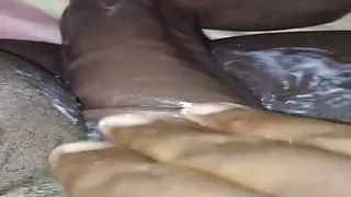 Phat black pussy cumming