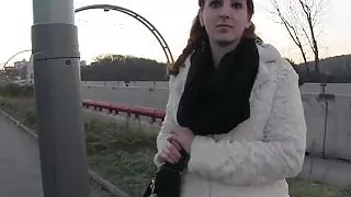 Pickedup taxi euro sucking cabbies cock