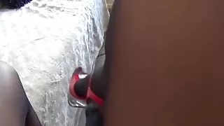 lady in Black Stockings