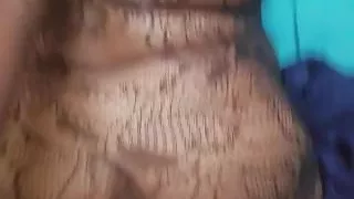 Fishnet back shot quickie