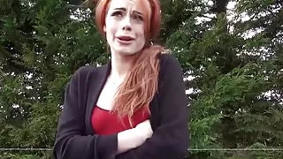 Mofos - Stranded Teens - British Redhead Sucks Cock starring