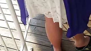 Sexy wife walking 2