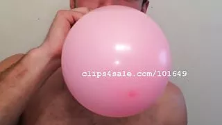 Balloon Fetish - Chris Blowing Balloons