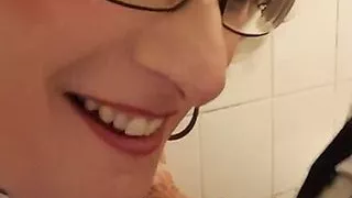 Fun in the toilets at the club