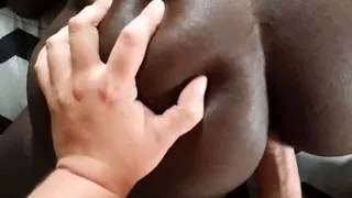 Fat ebony hooker fucked