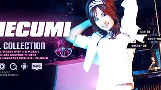 Spreading her pussy and the dudes go nuts on her cunt