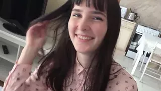 GOFUCKAGIRL - Shy girl Lika fucked in her every hole