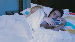 Brazzers - Hot And Mean - Stepsisters Share A Bed scene star