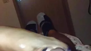 Welcome footjob from spicy Latina