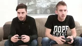 Infiel chorreada de leche