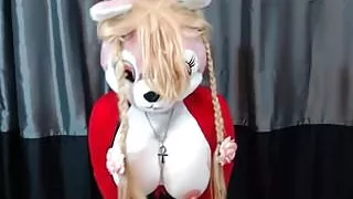 Bad Bunnie Dildo Play to Climax