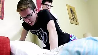 Cute tattooed emo twink Austin Hill gets anally pounded