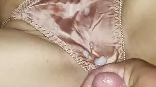 Satin panty cum
