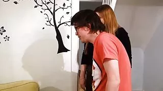 Lucy Lane Double Blowjob Action