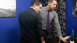 Preston Steel and Trevor Bridge fucking in their office