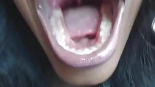 Ebony mouth fetish