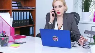 STEP MOM Blonde big tits Milf sucks massive geek cock