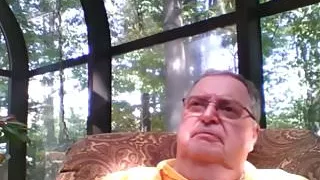 Opa-Show vor der Webcam