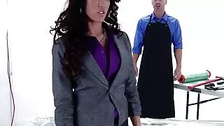 Beautiful babe massage before pussy fucking