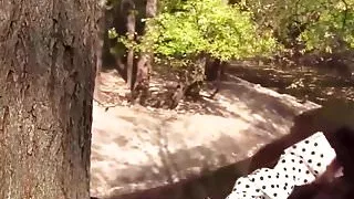 Christina carter at tree