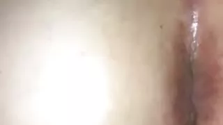 Lubed Bbw ass up Pussy play POV