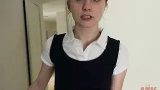 Tiny Teen Blonde wants to make you cum