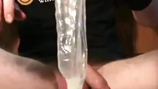 Großer Schwanz, Kondom, Sperma, Schwuler Sex