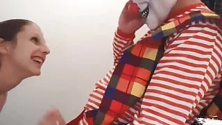 Brutal...!!! Fieser Horror Clown, benutzt mich als Anales Fi
