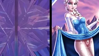 SekushiLover - DIsney Elsa vs Naked Elsa