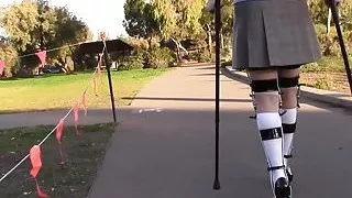 Knee Socks Crutching legbrace.mp4
