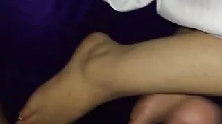 Arabic hot feet cummed