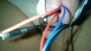 hard estim with urethra-electrodes