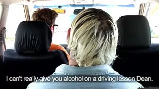 Fake Driving School Sexy horny learners secretly fucks